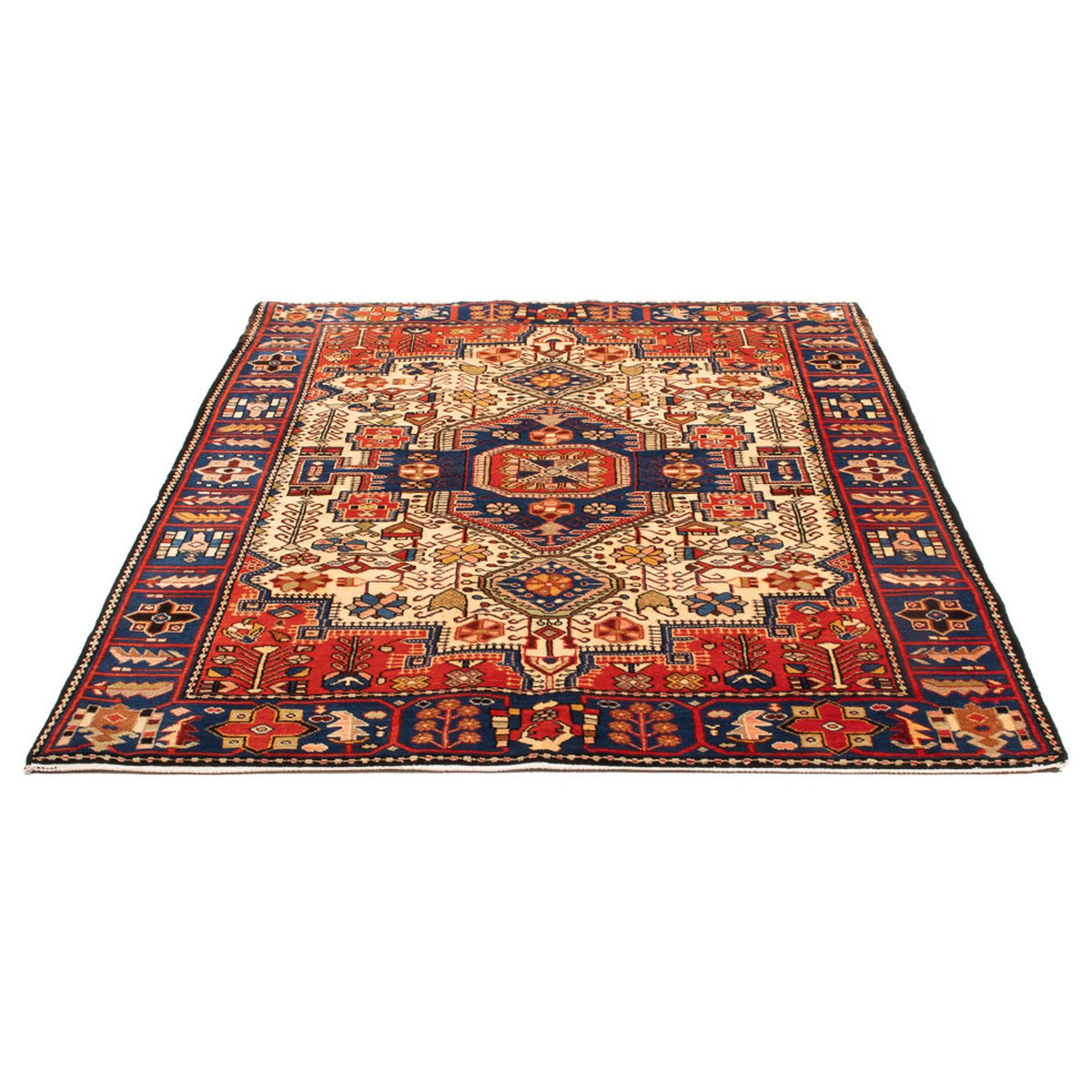 Perzisch Tapijt - Nomadisch - 193 x 140 cm - blauw