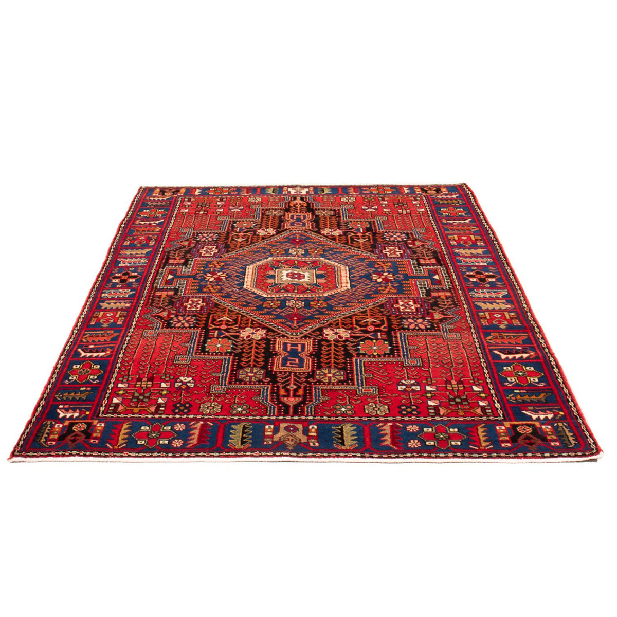 Perzisch Tapijt - Nomadisch - 195 x 136 cm - blauw