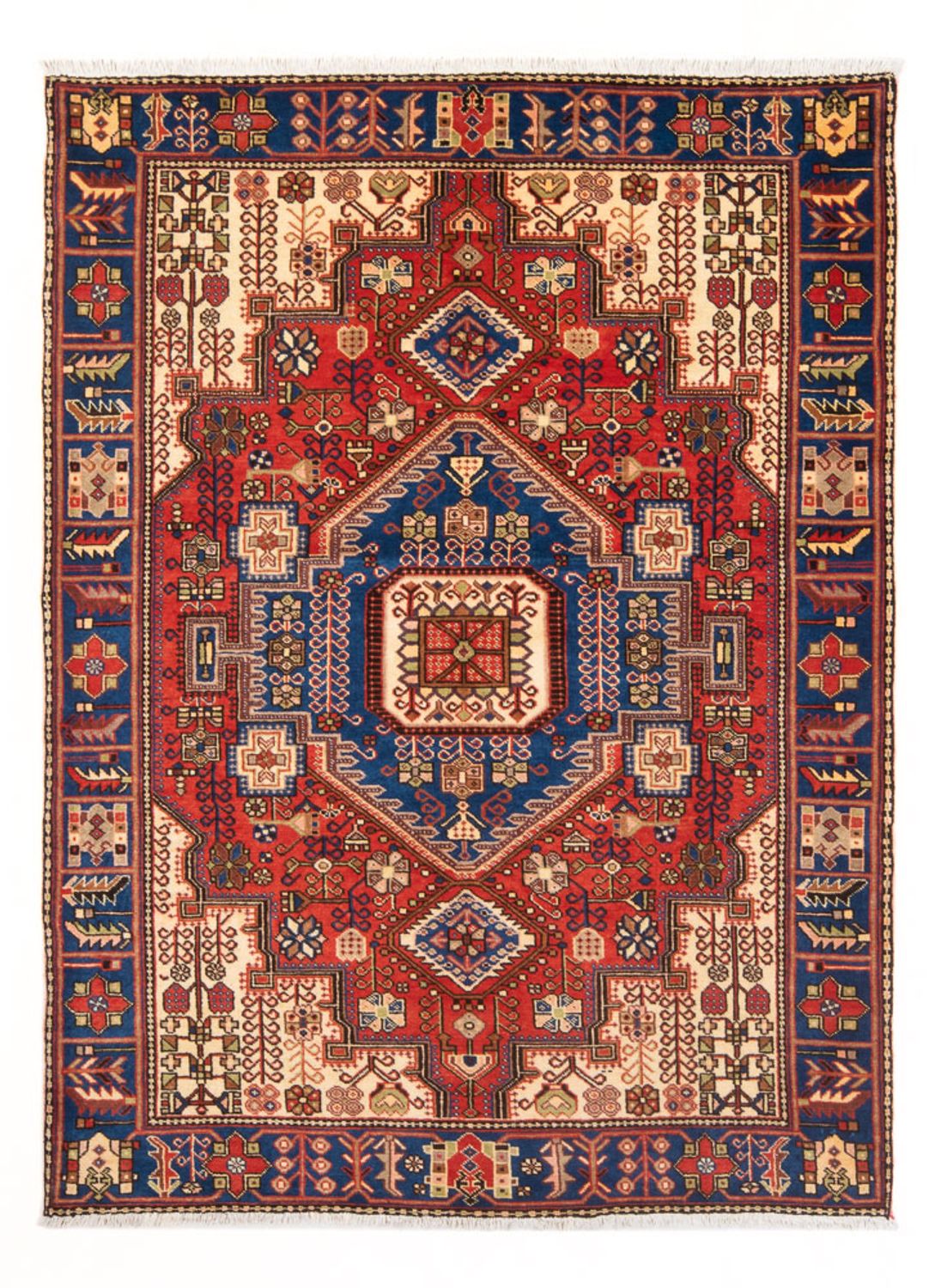 Perzisch Tapijt - Nomadisch - 197 x 150 cm - blauw