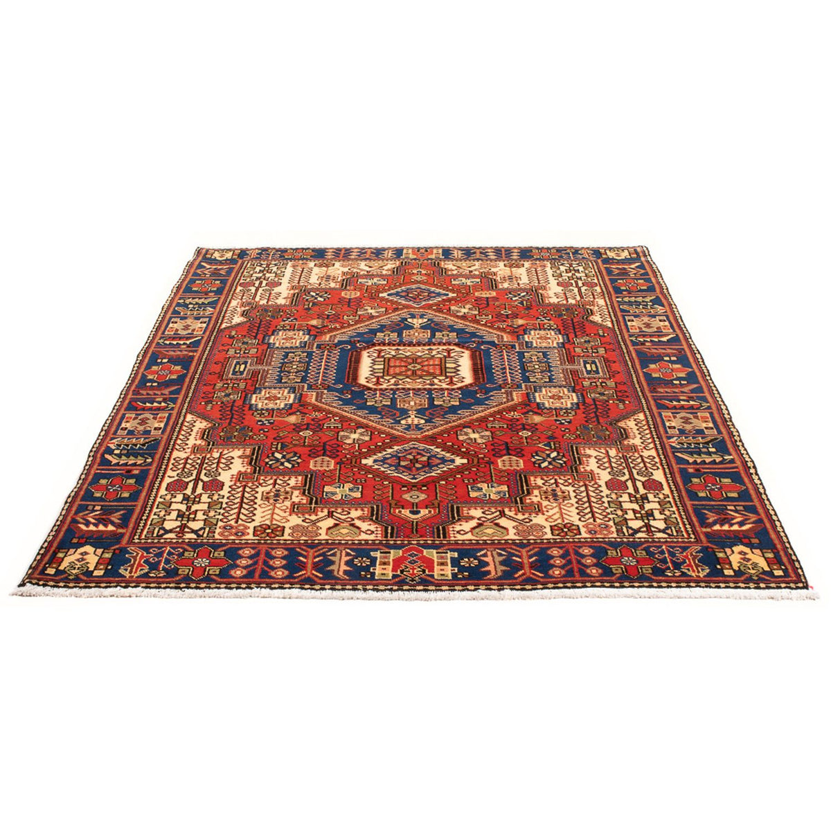 Perzisch Tapijt - Nomadisch - 197 x 150 cm - blauw