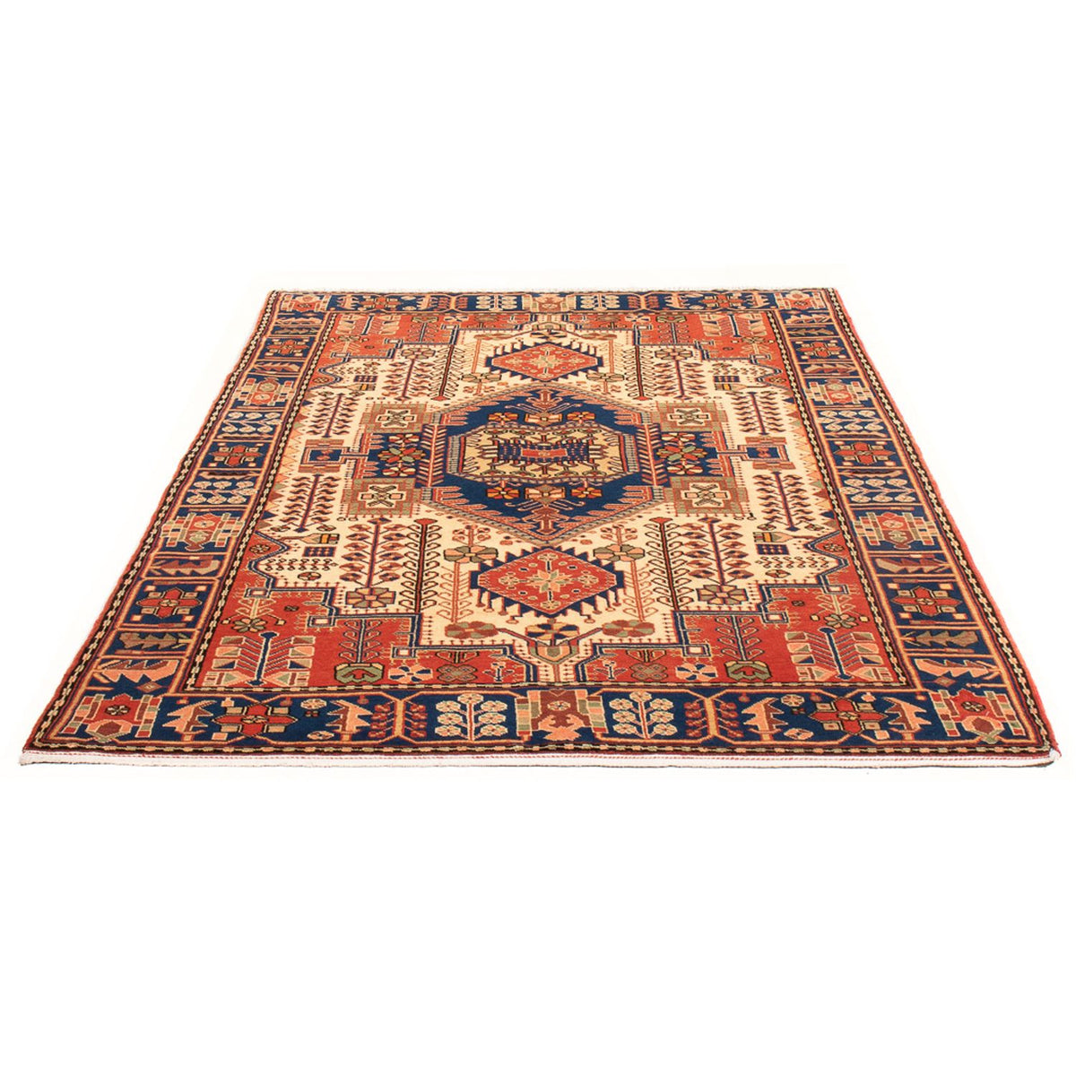 Perzisch Tapijt - Nomadisch - 200 x 137 cm - licht beige