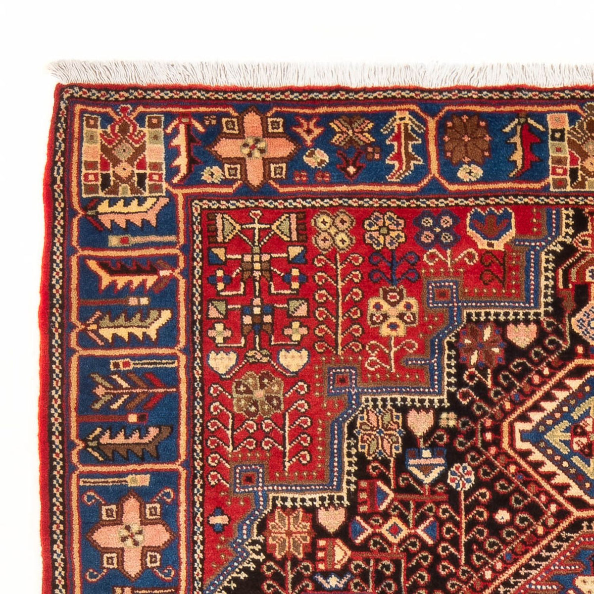 Perzisch Tapijt - Nomadisch - 206 x 146 cm - bordeauxrood