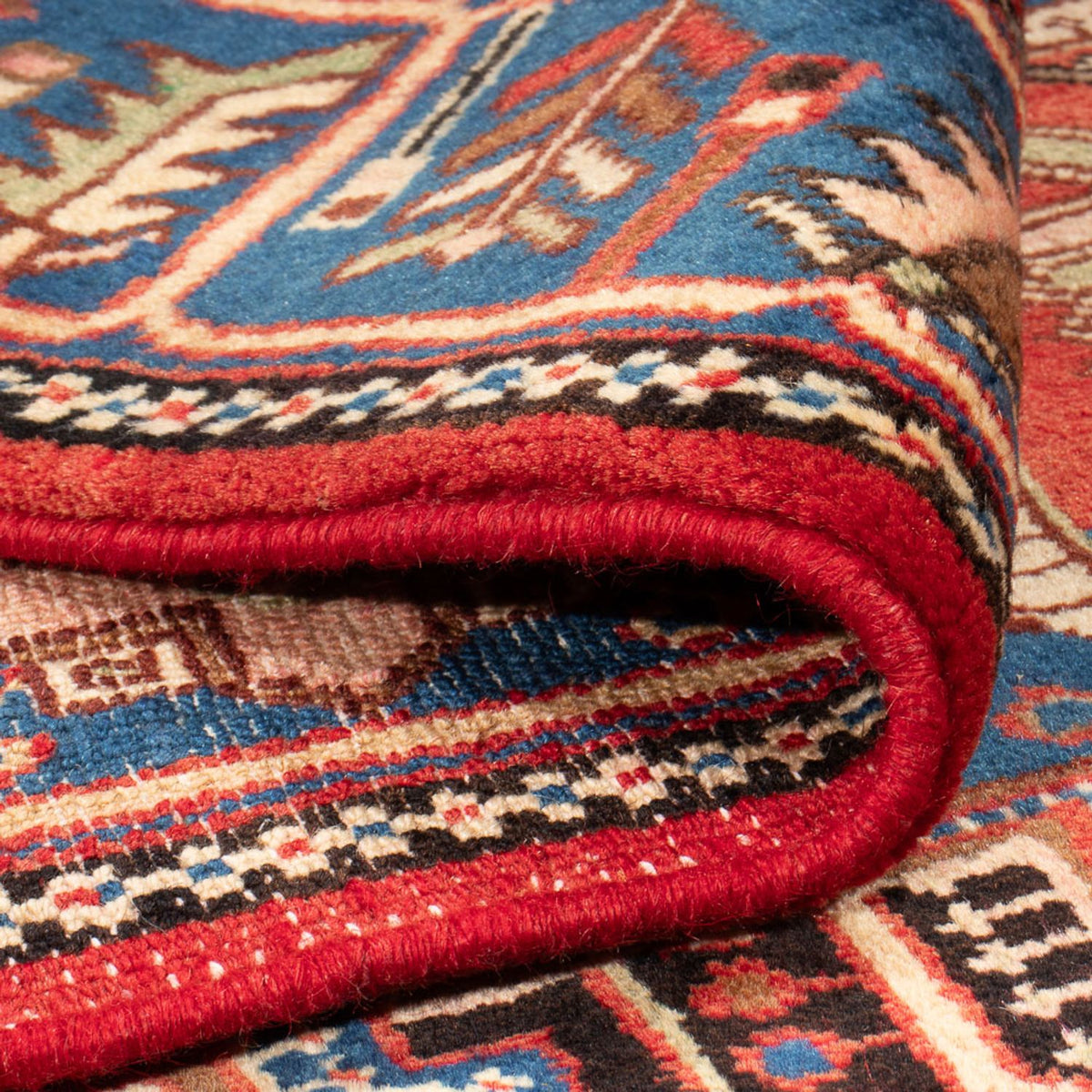 Perzisch Tapijt - Nomadisch - 206 x 146 cm - bordeauxrood