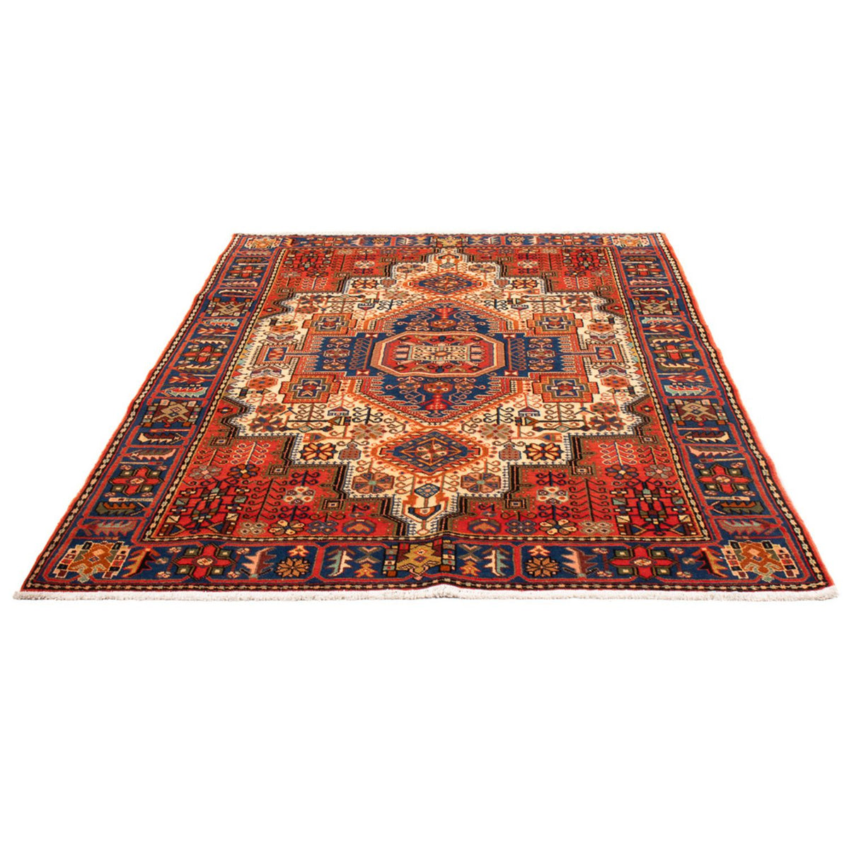 Perzisch Tapijt - Nomadisch - 207 x 147 cm - licht beige