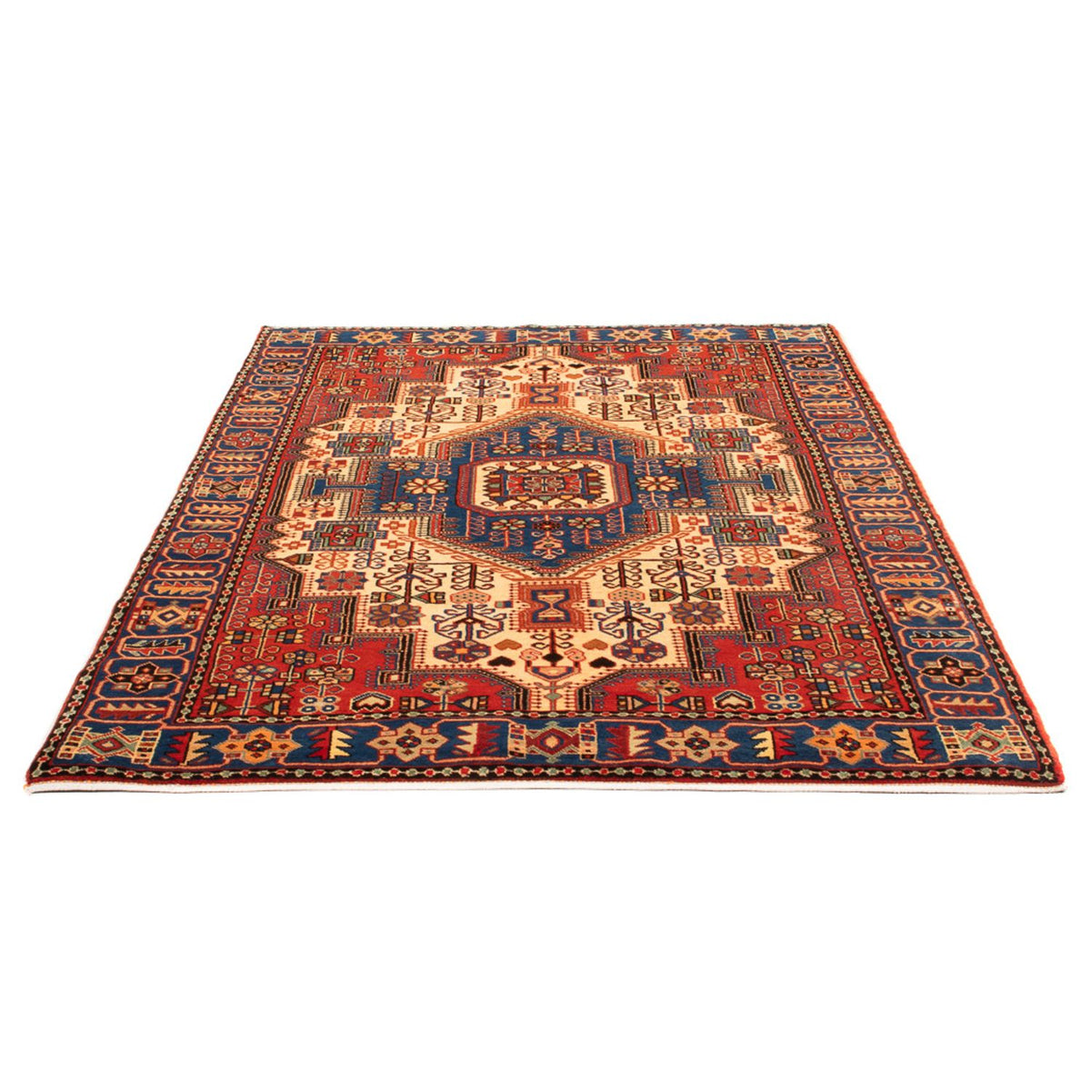 Perzisch Tapijt - Nomadisch - 200 x 146 cm - licht beige