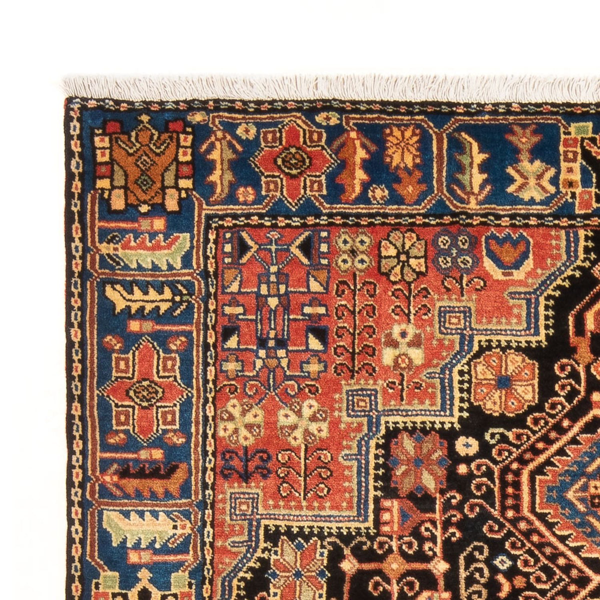 Perzisch Tapijt - Nomadisch - 188 x 156 cm - donkerblauw