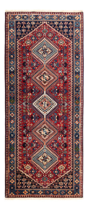 Loper Perzisch Tapijt - Nomadisch - 218 x 76 cm - donkerrood