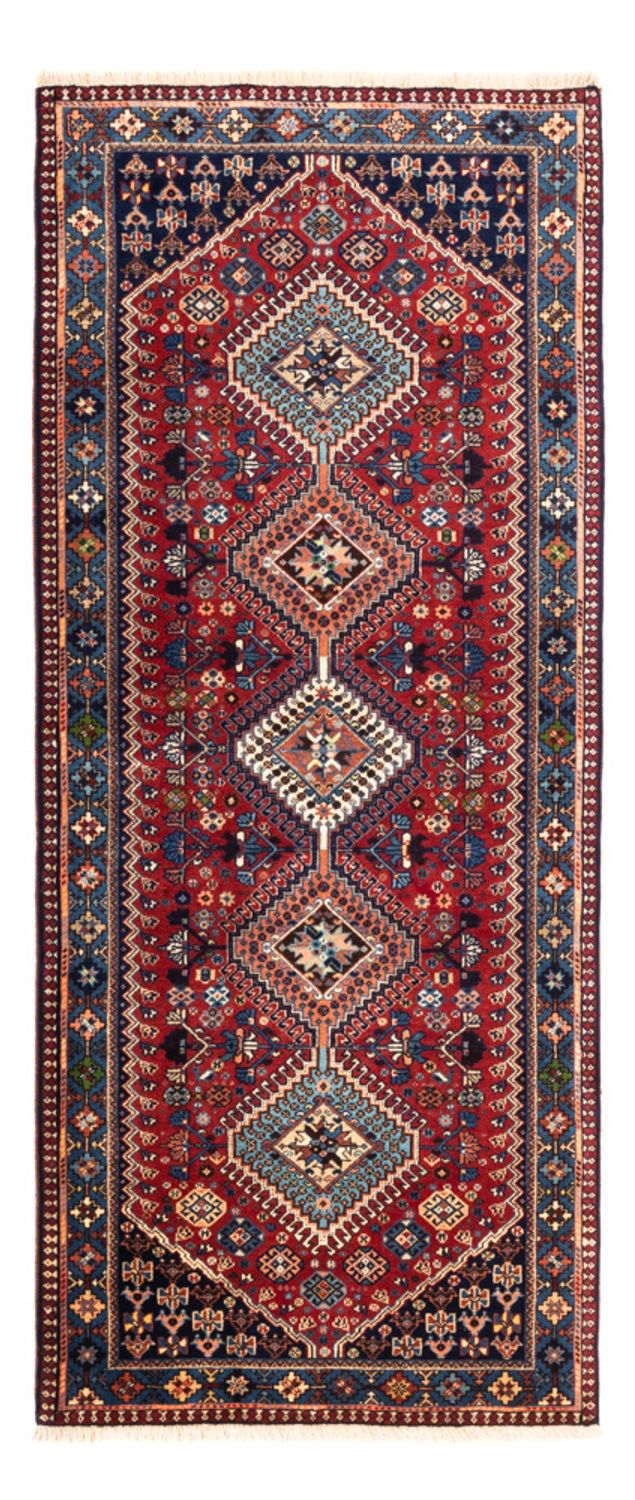 Loper Perzisch Tapijt - Nomadisch - 218 x 76 cm - donkerrood