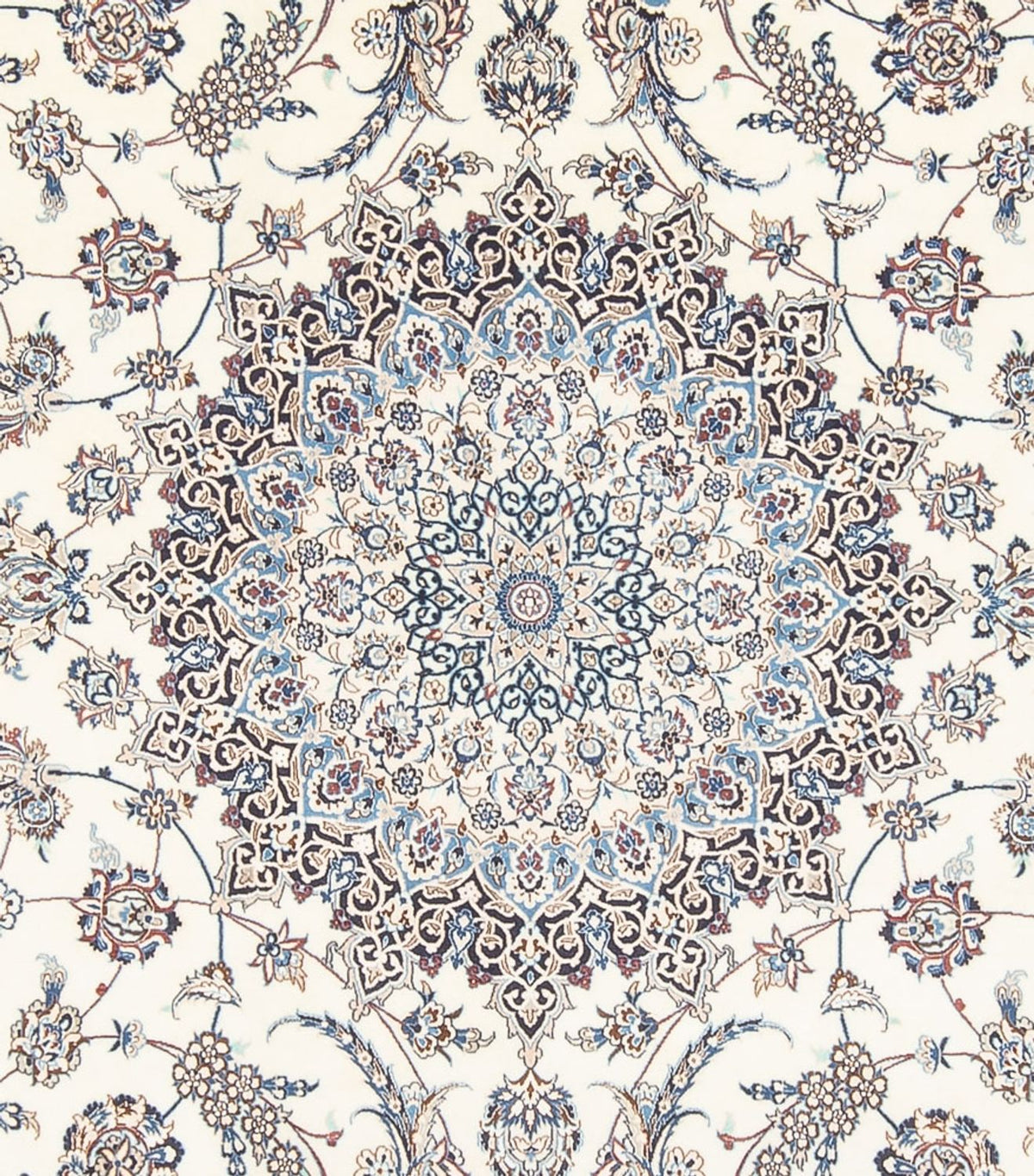 Perzisch tapijt - Nain - 370 x 264 cm - crème