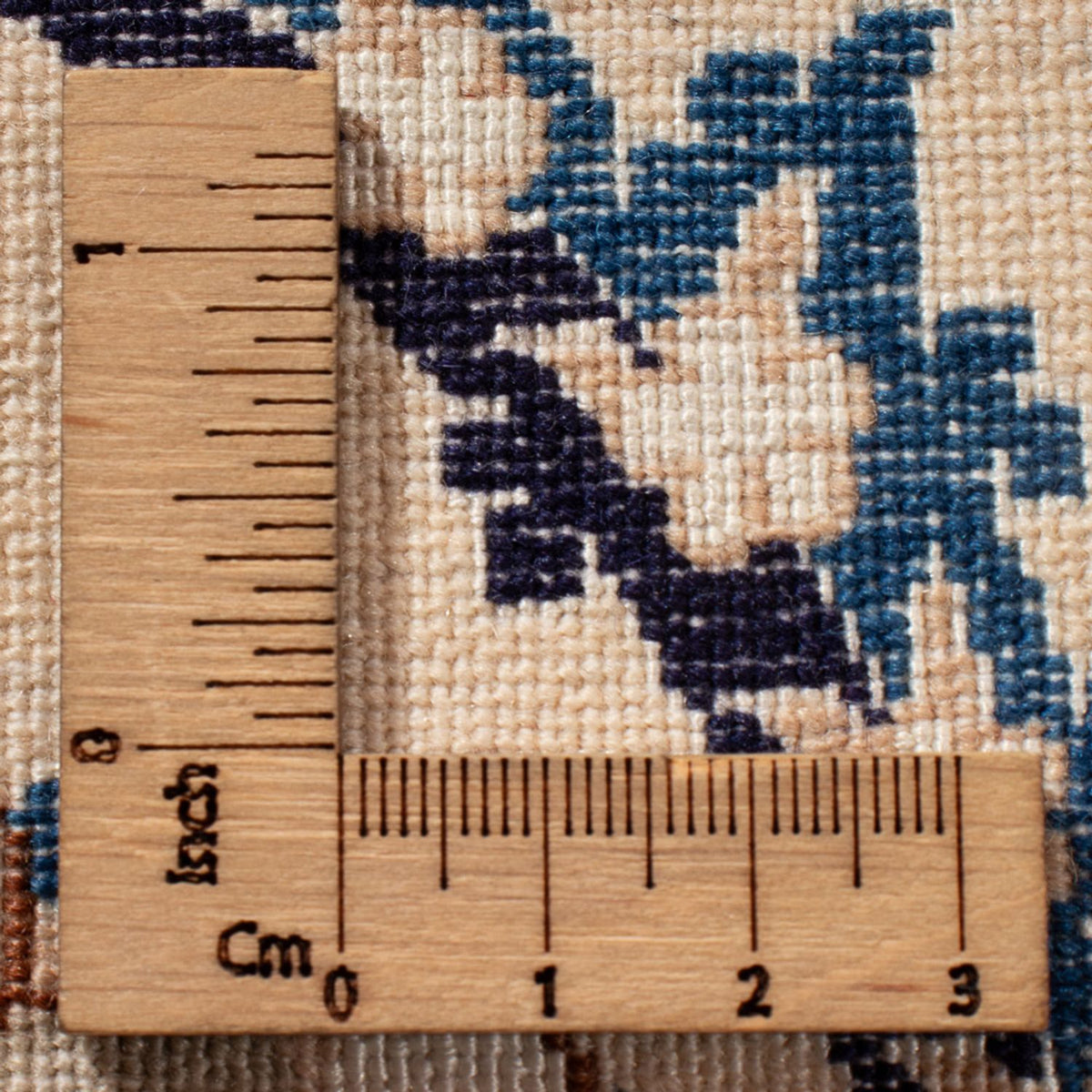 Perzisch tapijt - Nain - 370 x 264 cm - crème