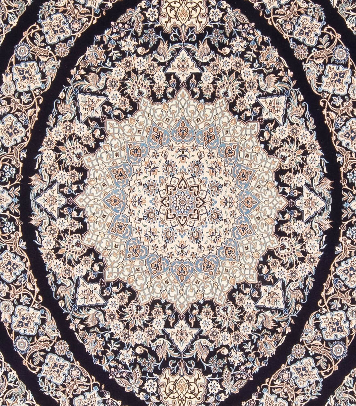 Perzisch tapijt - Nain - 360 x 260 cm - lichtbruin