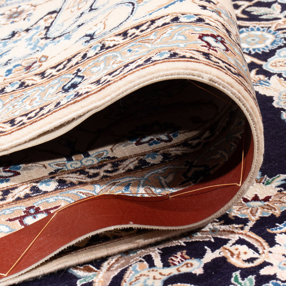 Perzisch tapijt - Nain - 360 x 260 cm - lichtbruin