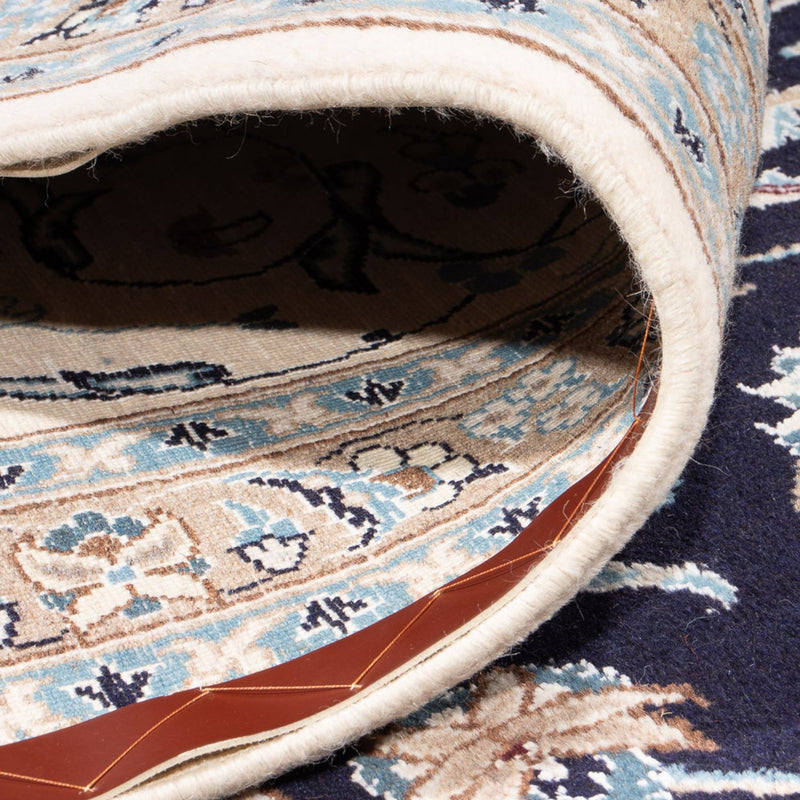 Perzisch tapijt - Nain - 398 x 302 cm - donkerblauw