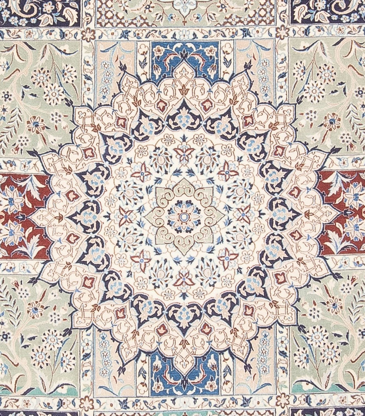 Perzisch tapijt - Nain - 313 x 220 cm - crème