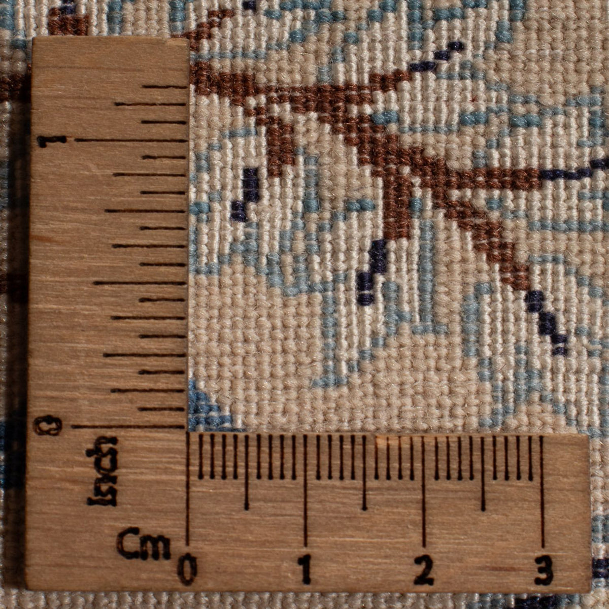 Perzisch tapijt - Nain - 313 x 220 cm - crème