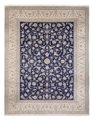 Perzisch tapijt - Nain - 390 x 295 cm - donkerblauw