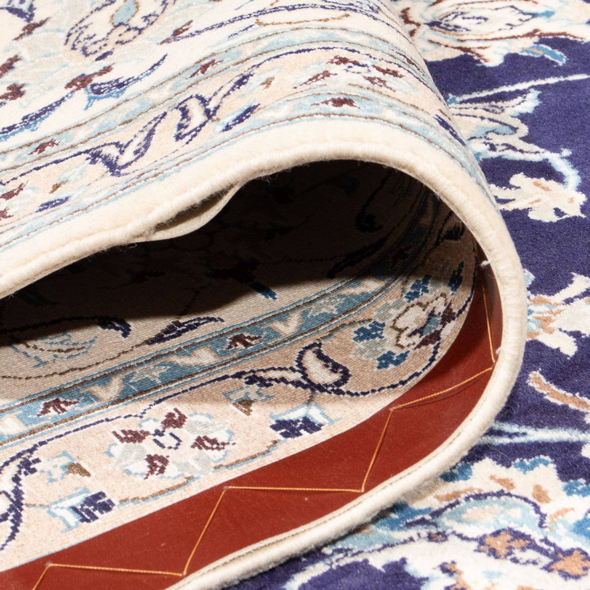 Perzisch tapijt - Nain - 390 x 295 cm - donkerblauw