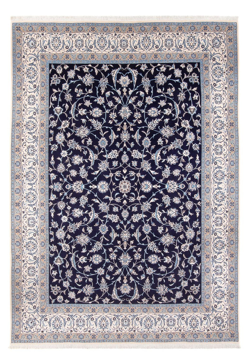 Perzisch tapijt - Nain - 354 x 247 cm - donkerblauw
