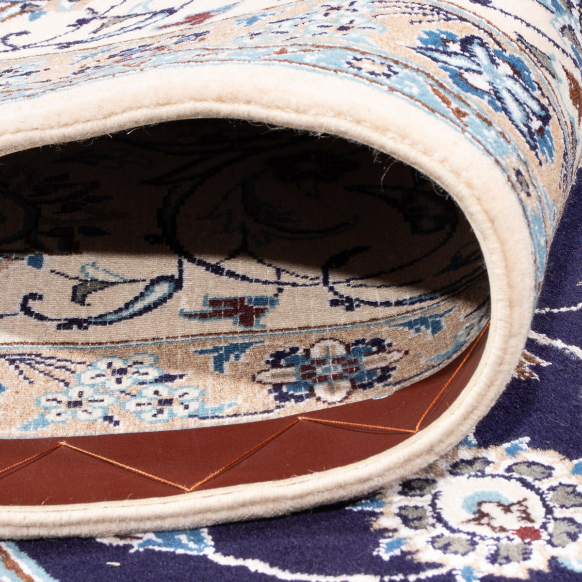 Perzisch tapijt - Nain - 354 x 247 cm - donkerblauw