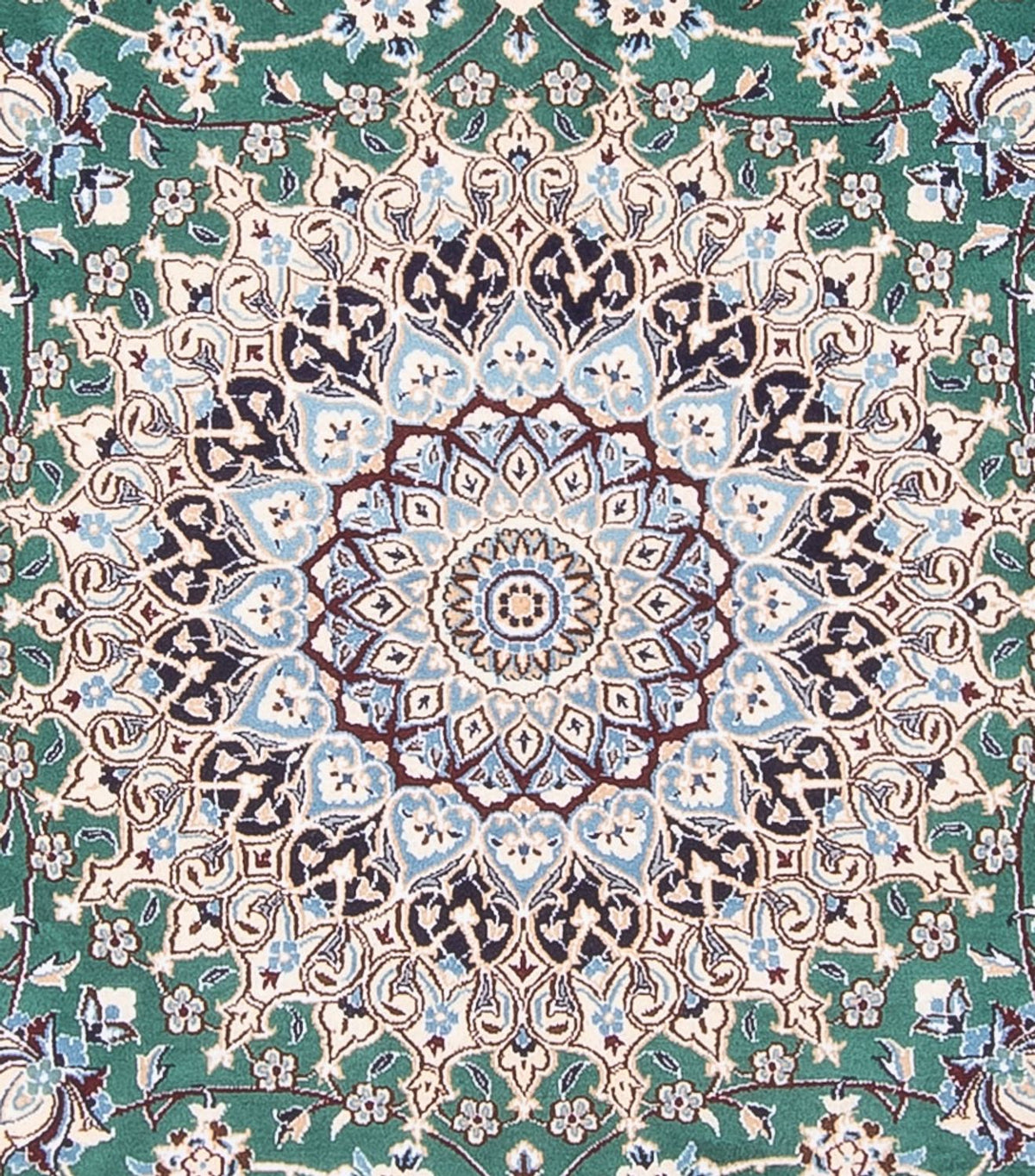 Perzisch tapijt - Nain - 264 x 248 cm - groen