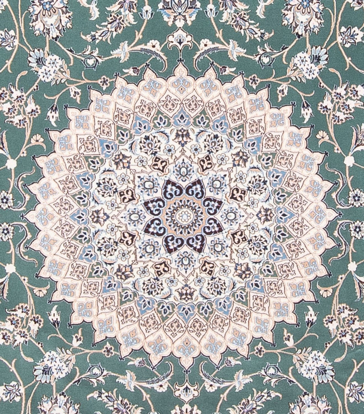 Perzisch tapijt - Nain - Premium - 260 x 255 cm - groen