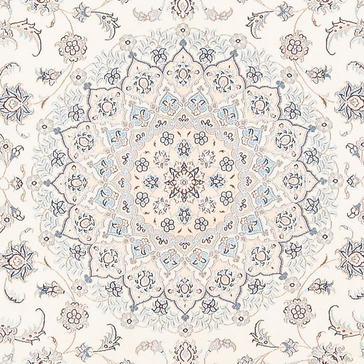 Perzisch tapijt - Nain - Premium - 206 x 155 cm - crème