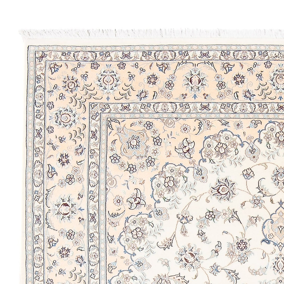 Perzisch tapijt - Nain - Premium - 206 x 155 cm - crème