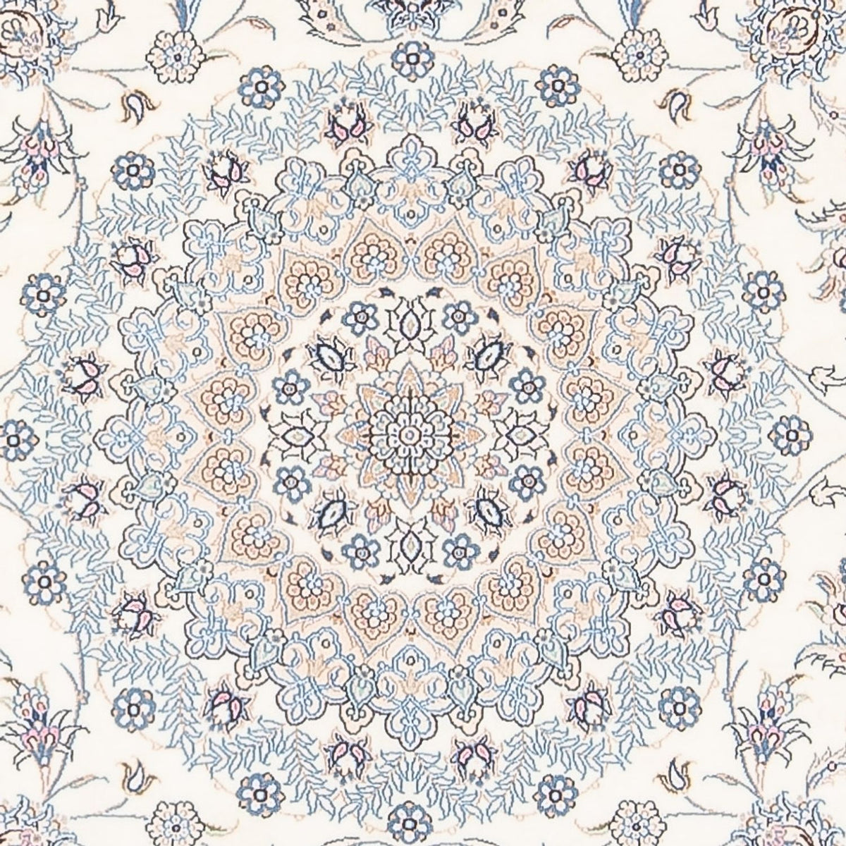 Perzisch tapijt - Nain - Premium - 236 x 169 cm - lichtblauw