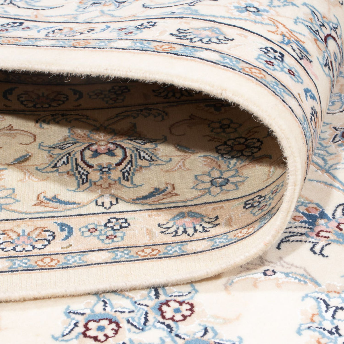 Perzisch tapijt - Nain - Premium - 236 x 169 cm - lichtblauw