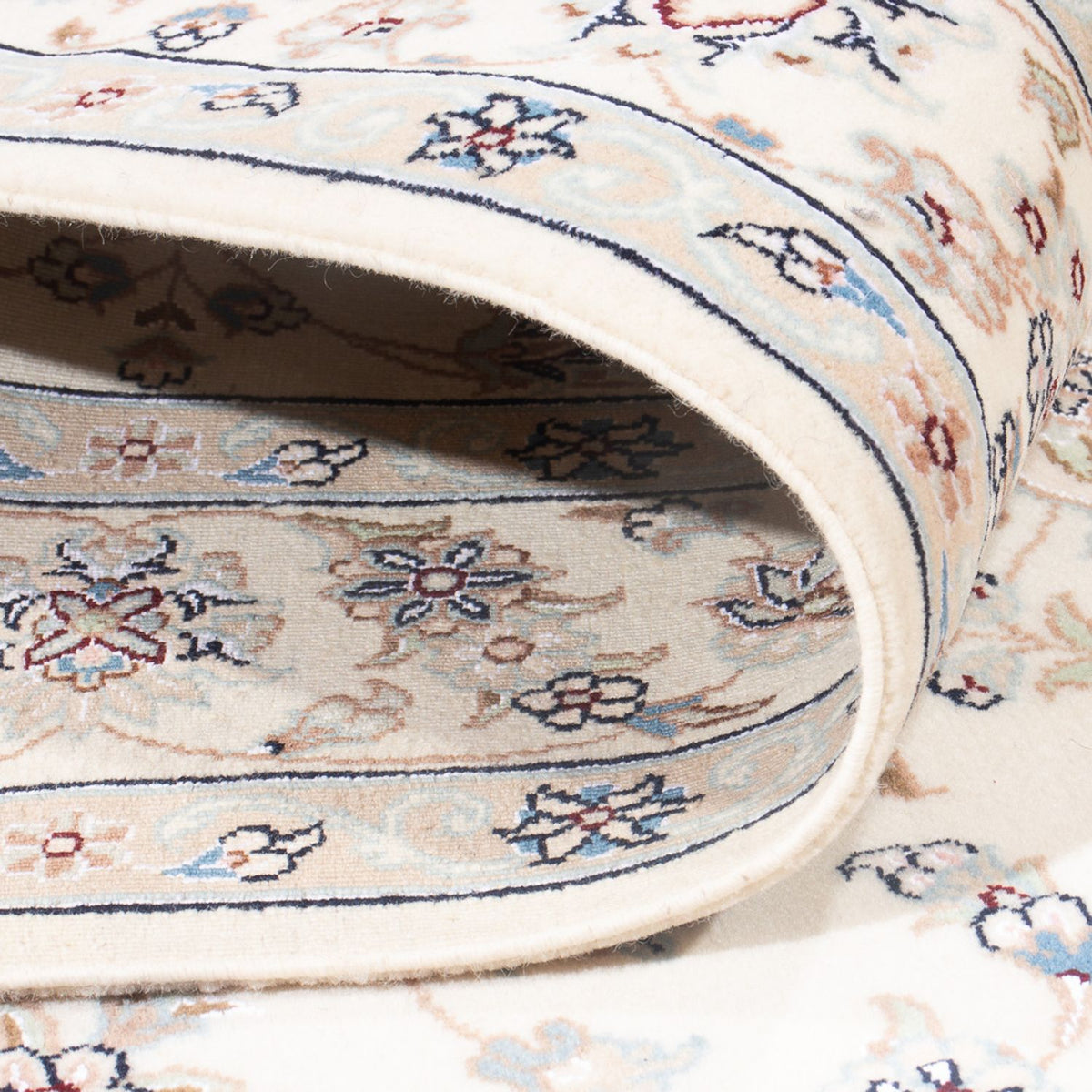 Perzisch tapijt - Nain - Premium - 162 x 110 cm - lichtblauw