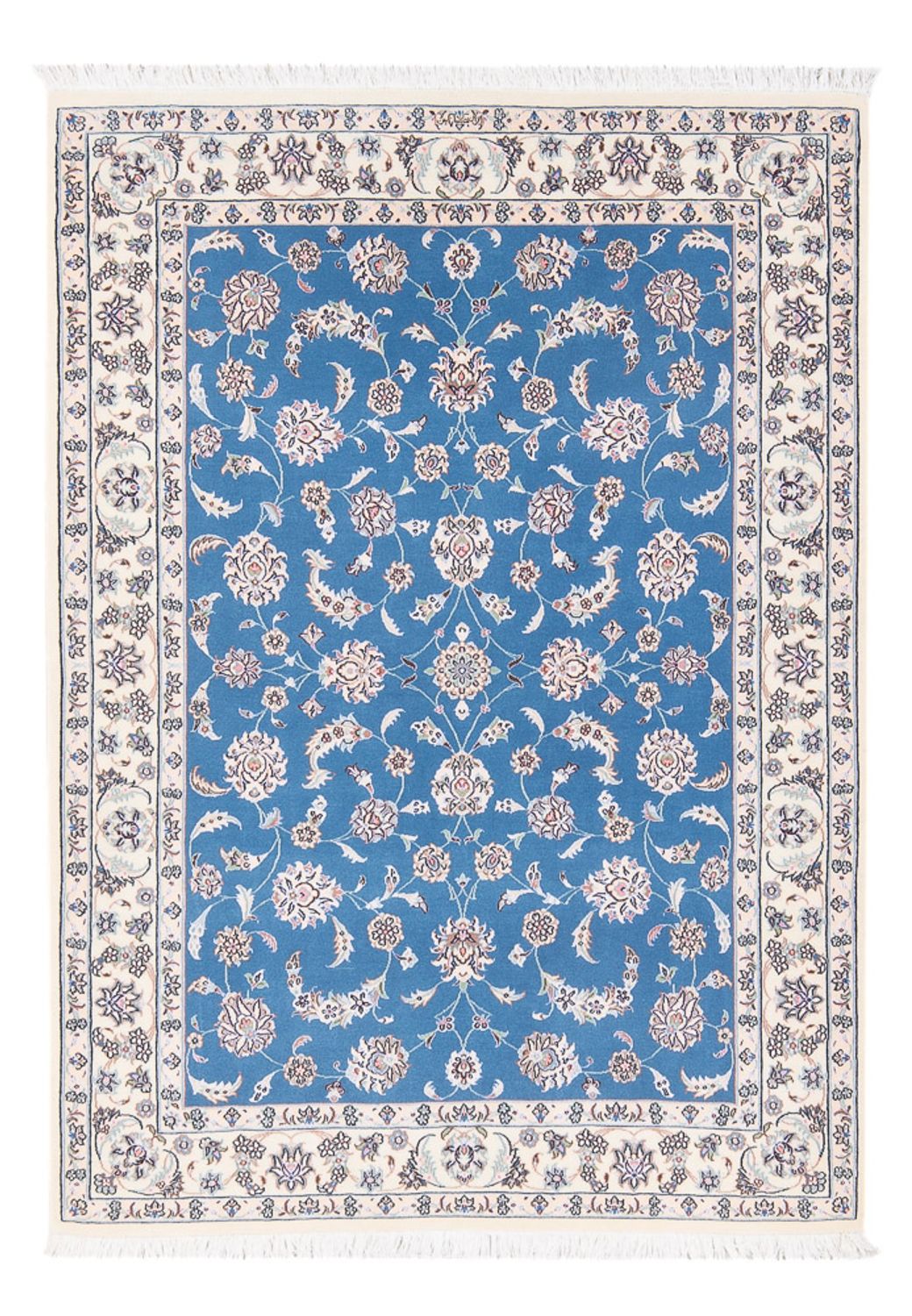 Perzisch tapijt - Nain - Premium - 156 x 111 cm - blauw