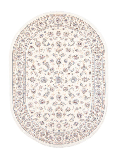 Nain - 6La Tapijt 138x200cm - Perzisch tapijt - crème