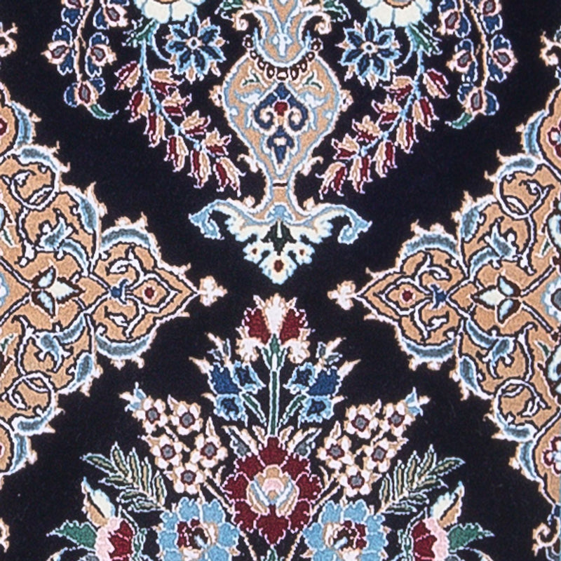 Loper Perzisch tapijt - Nain - Premium - 228 x 48 cm - donkerblauw