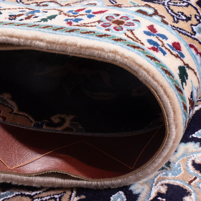 Loper Perzisch tapijt - Nain - Premium - 228 x 48 cm - donkerblauw