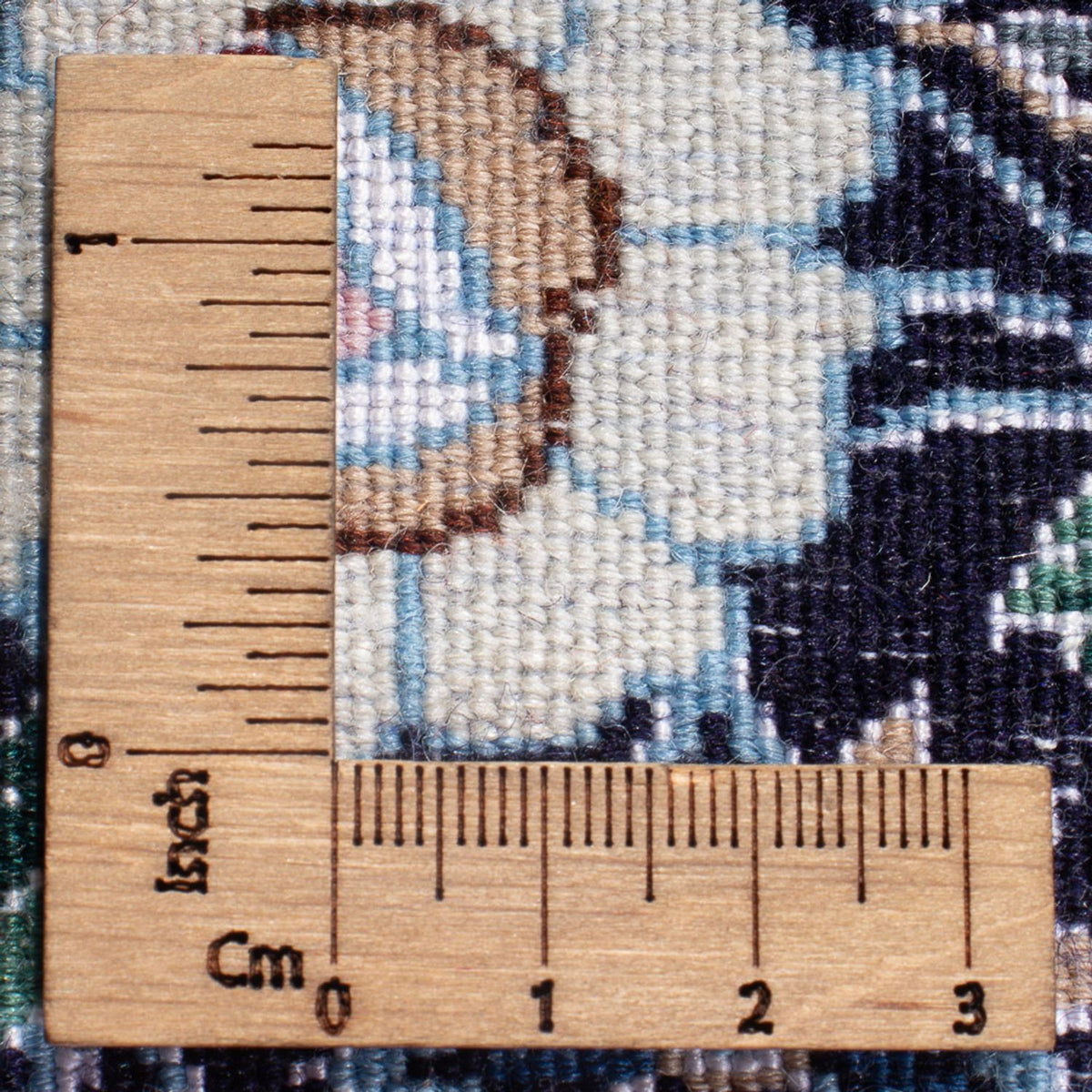 Loper Perzisch tapijt - Nain - Premium - 228 x 48 cm - donkerblauw