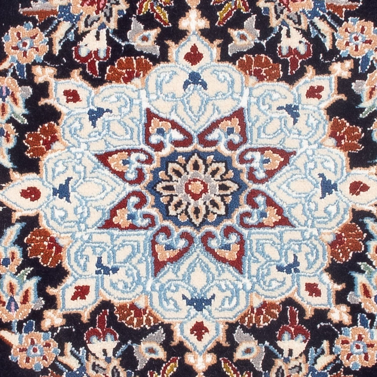 Perzisch tapijt - Nain - Premium - 75 x 50 cm - lichtblauw