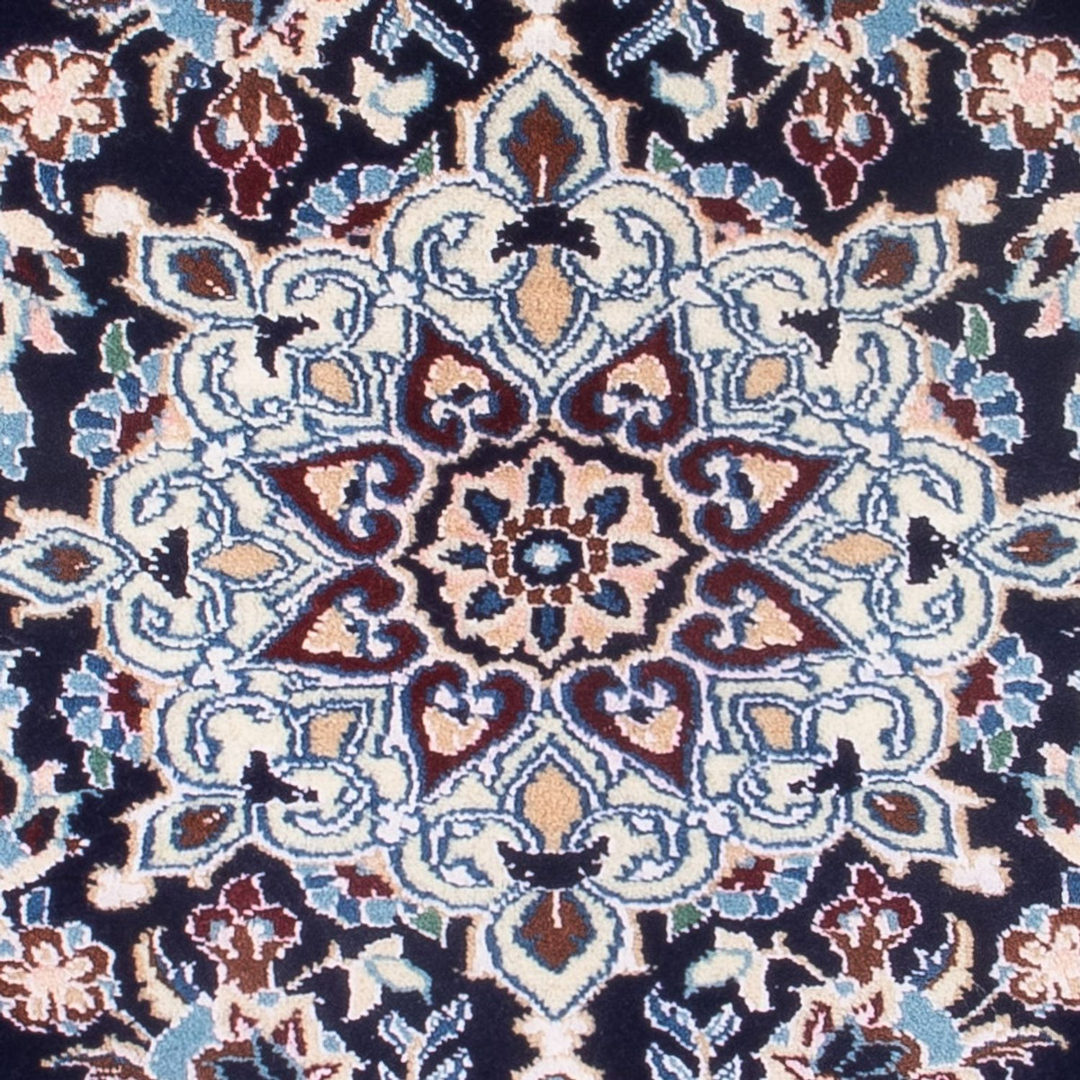 Perzisch tapijt - Nain - Premium - 75 x 50 cm - lichtblauw