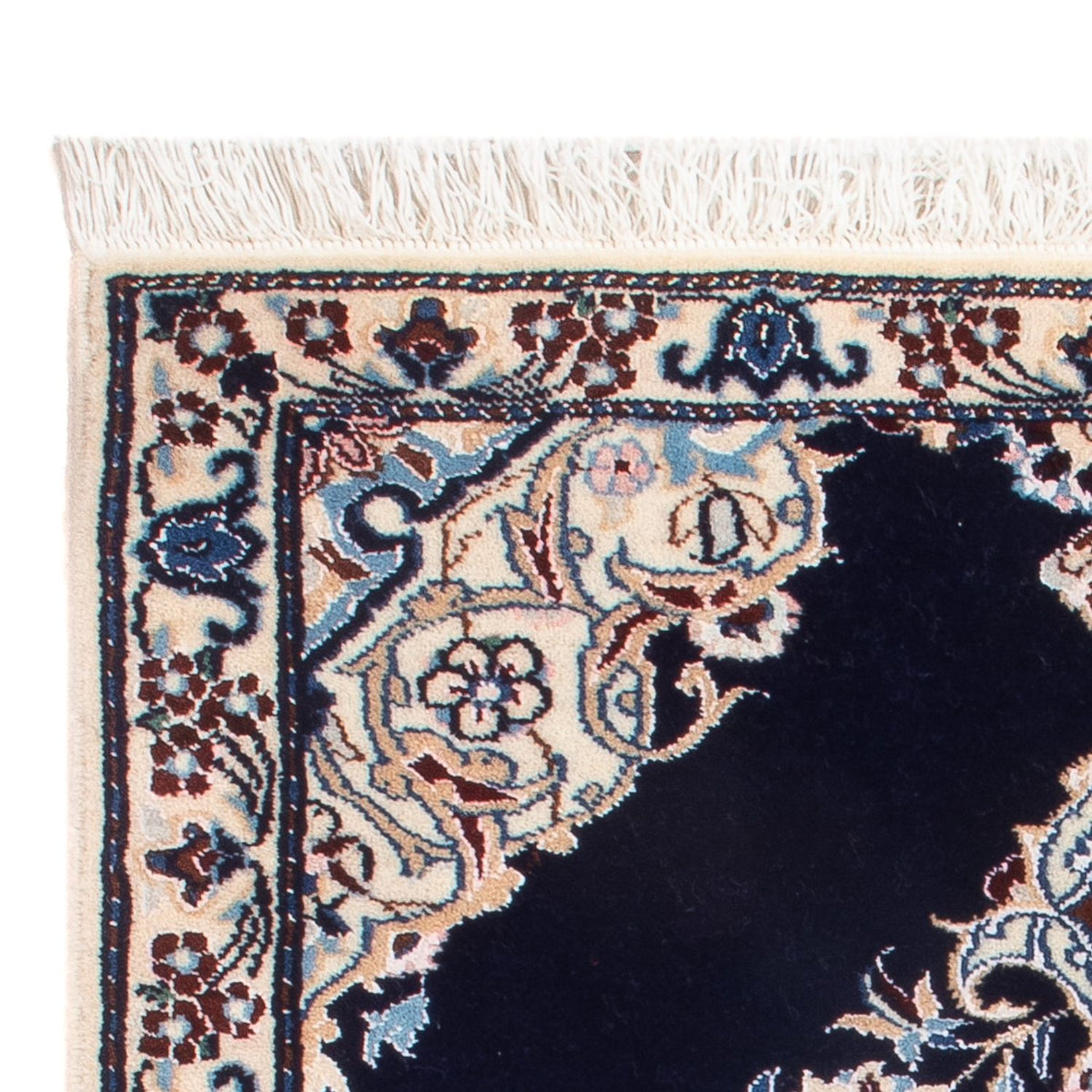 Perzisch tapijt - Nain - Premium - 75 x 50 cm - lichtblauw