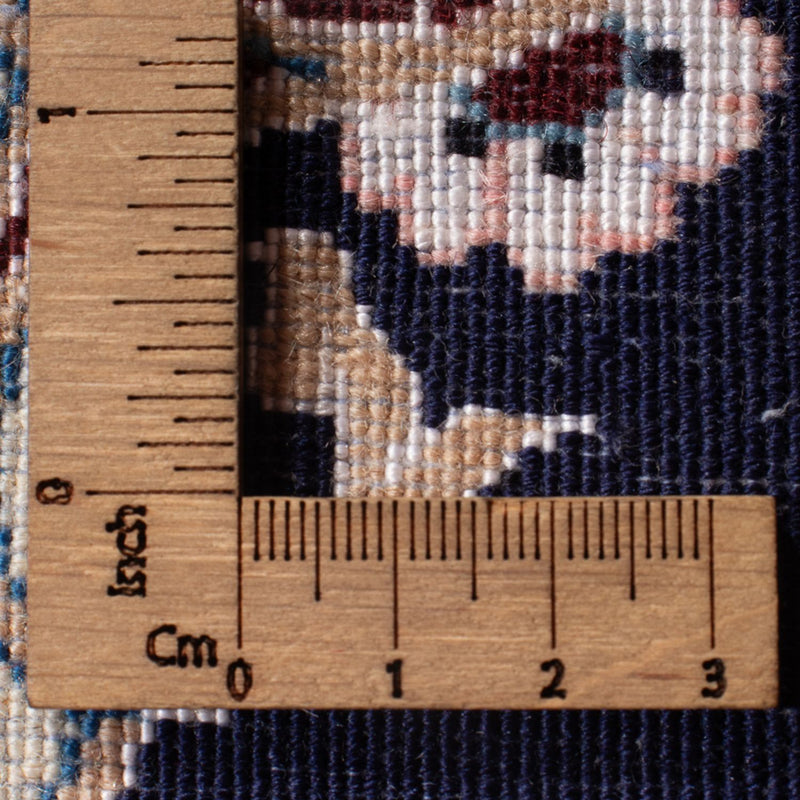 Perzisch tapijt - Nain - Premium - 75 x 50 cm - lichtblauw