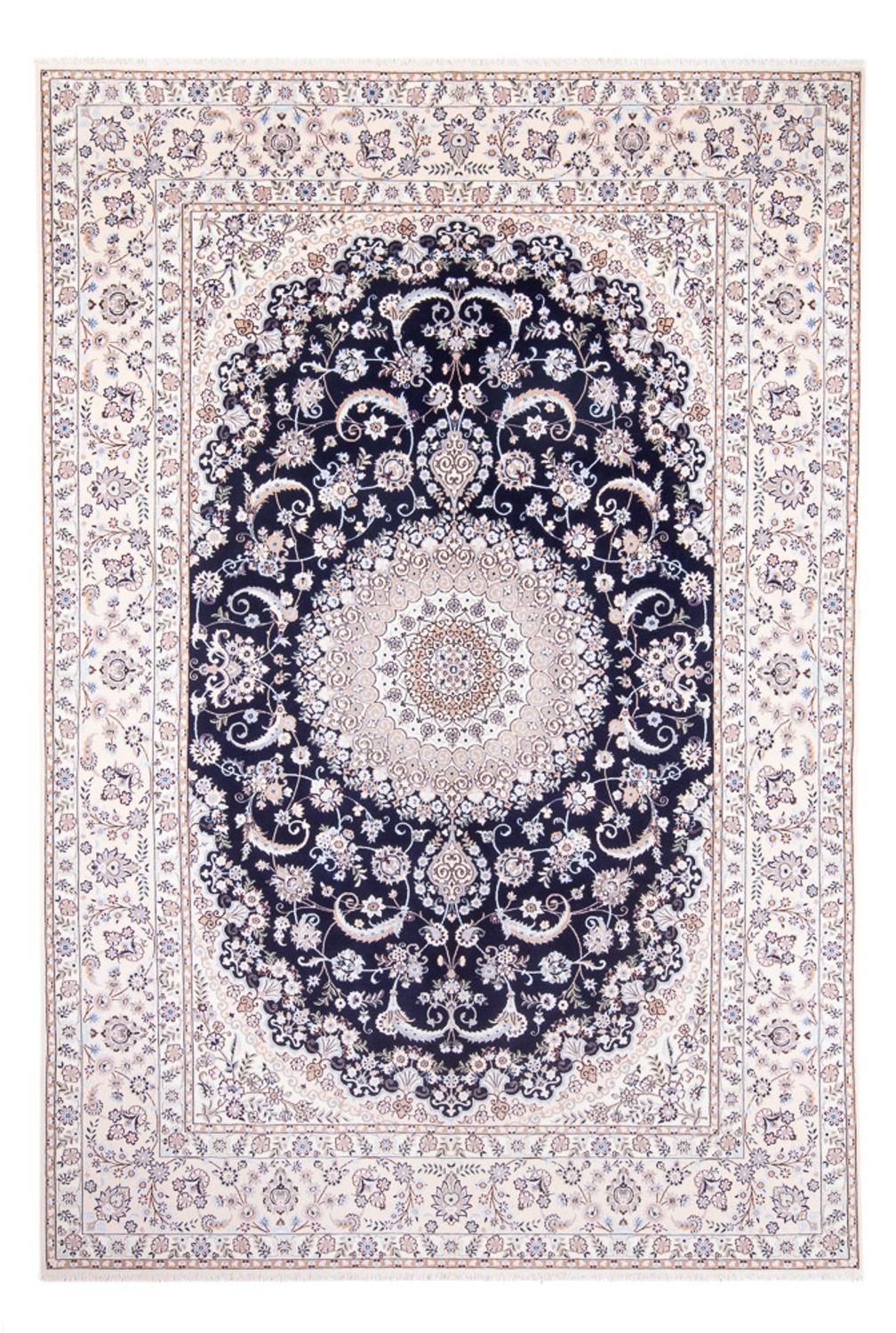 Perzisch tapijt - Nain - Premium - 306 x 207 cm - donkerblauw