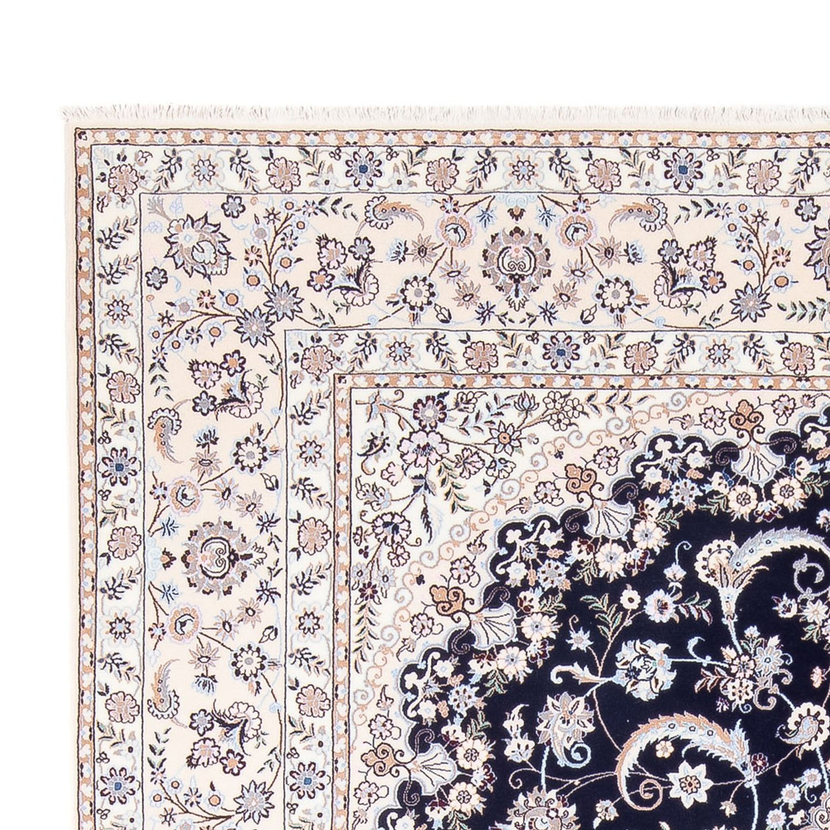 Perzisch tapijt - Nain - Premium - 306 x 207 cm - donkerblauw