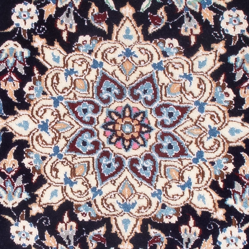 Perzisch tapijt - Nain - Premium - 76 x 50 cm - donkerblauw
