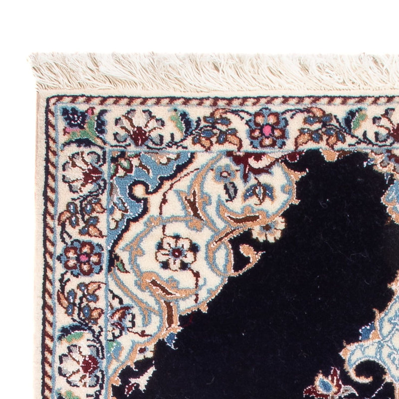 Perzisch tapijt - Nain - Premium - 76 x 50 cm - donkerblauw