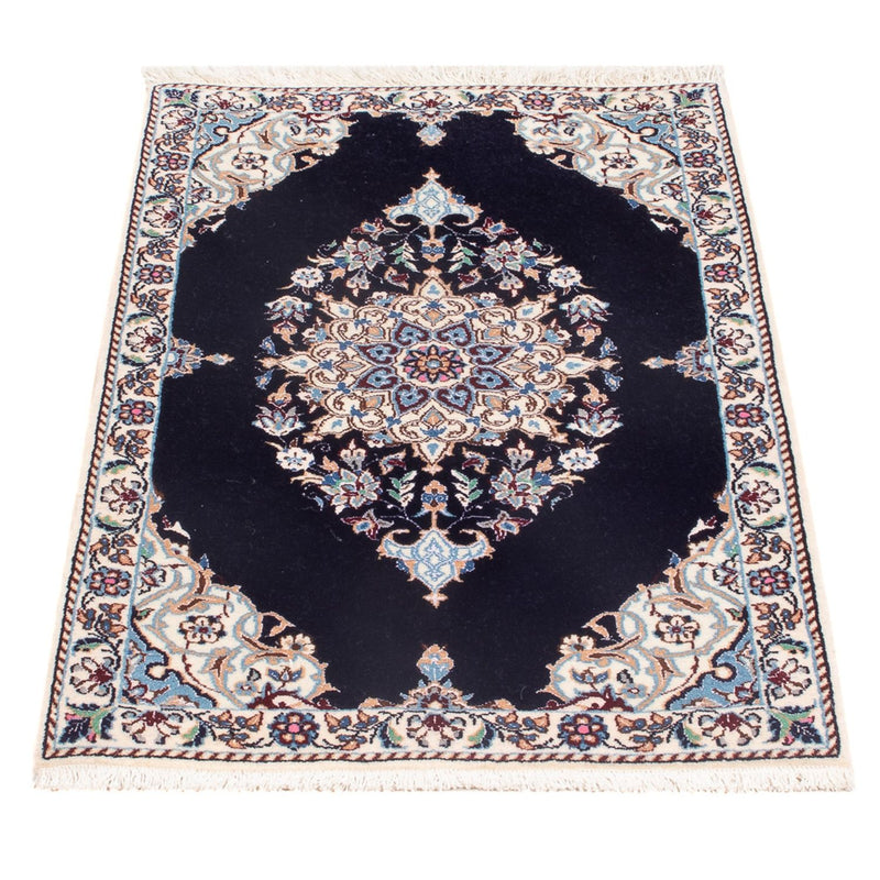 Perzisch tapijt - Nain - Premium - 76 x 50 cm - donkerblauw