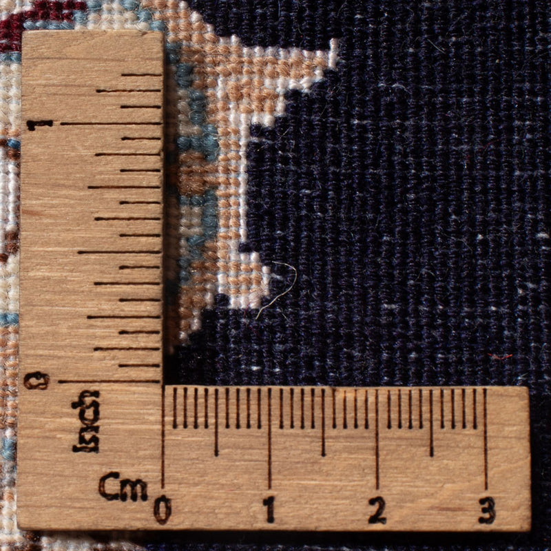 Perzisch tapijt - Nain - Premium - 76 x 50 cm - donkerblauw