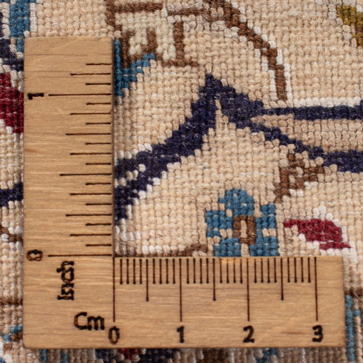 Perzisch tapijt - Nain - Premium - 203 x 127 cm - licht beige