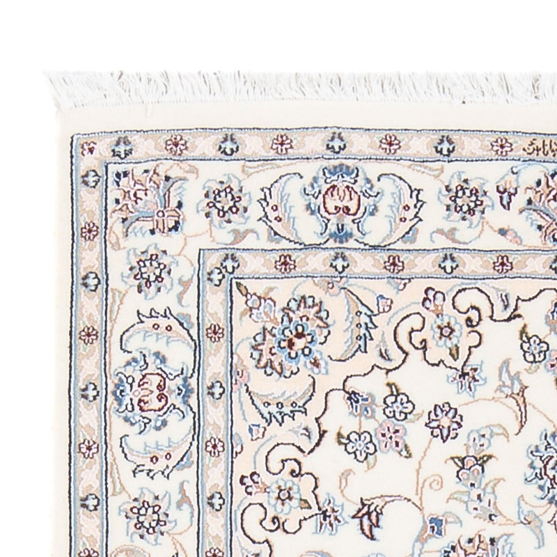 Perzisch tapijt - Nain - Premium - 132 x 80 cm - crème