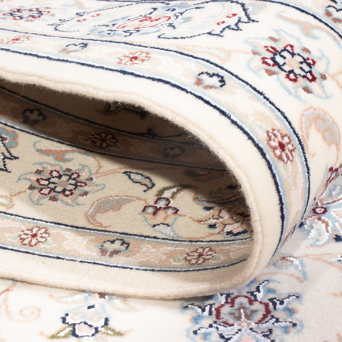 Perzisch tapijt - Nain - Premium - 132 x 80 cm - crème