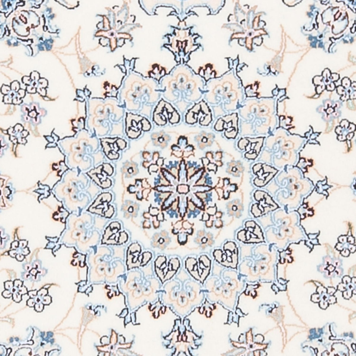 Perzisch tapijt - Nain - Premium - 132 x 81 cm - crème