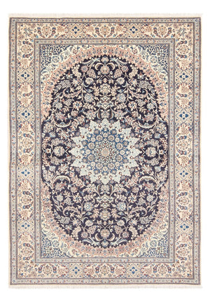 Perzisch tapijt - Nain - Premium - 195 x 130 cm - donkerblauw